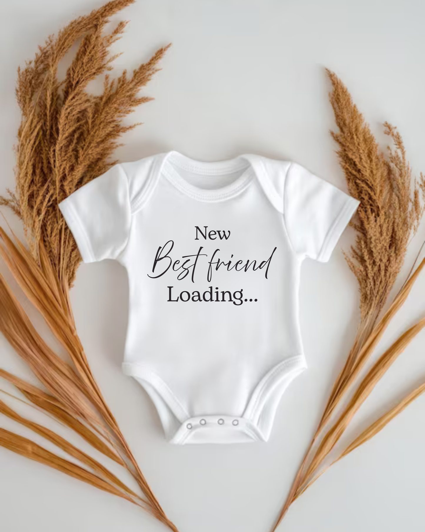 'New Best Friend Loading...' Baby Announcement