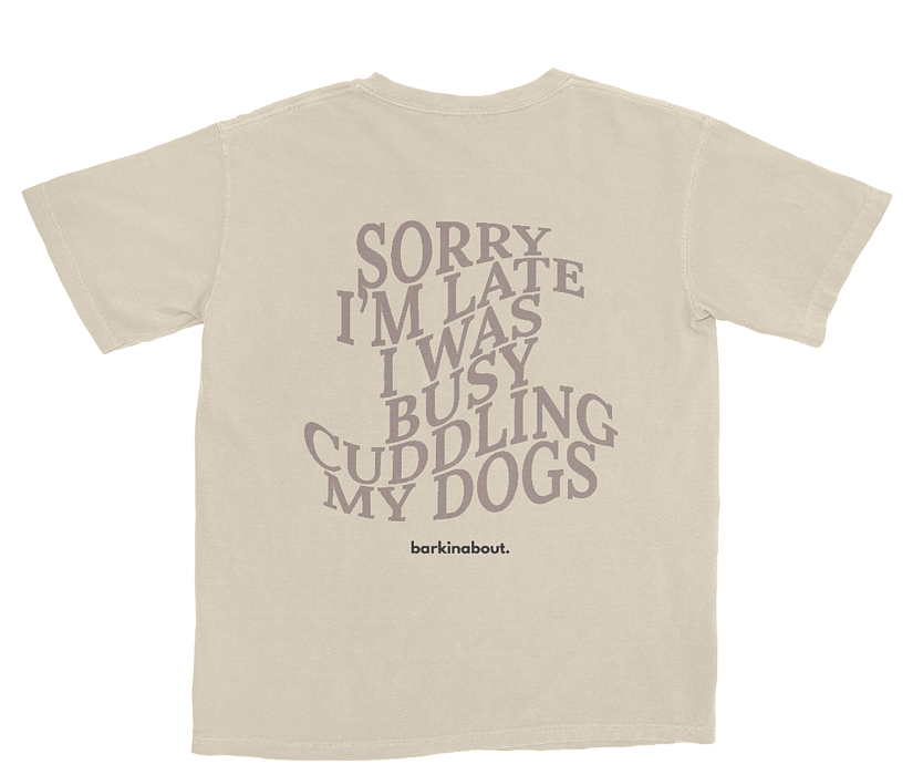 Sorry I Was Busy: Women's Cropped Tee