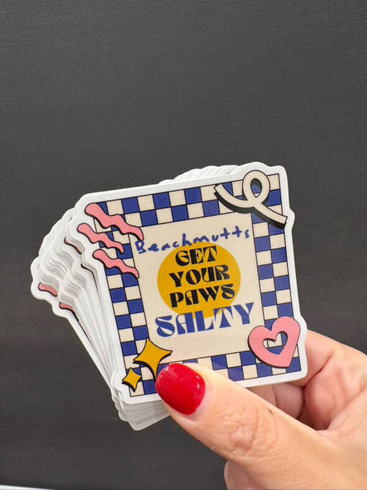 Get Your Paws Salty Sticker